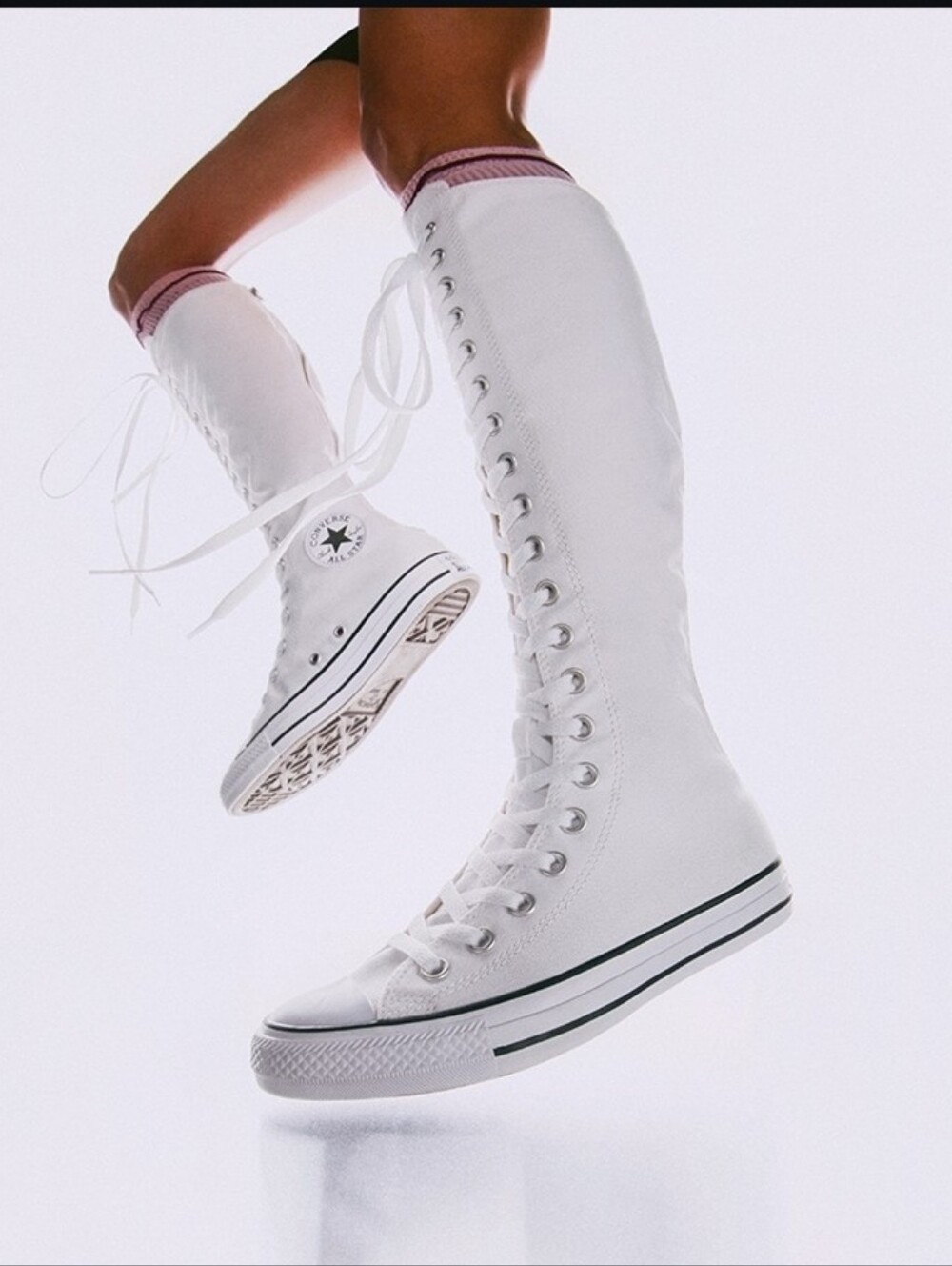 Converse CTAS XX HI knee hi casual canvas boot sneakers size 10
